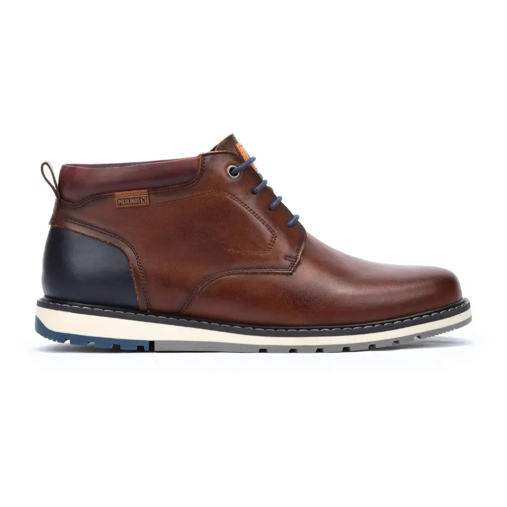 Botines de piel Oxford hombre