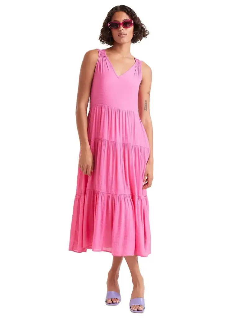 Vestido rosa tirantes 51C93824